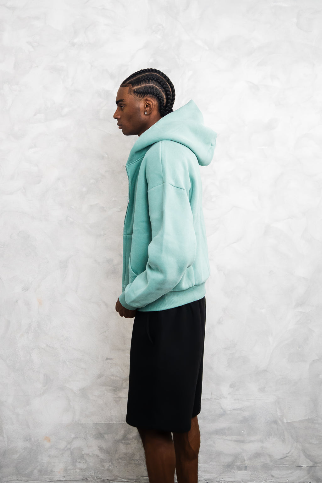 basic zip up hoodie