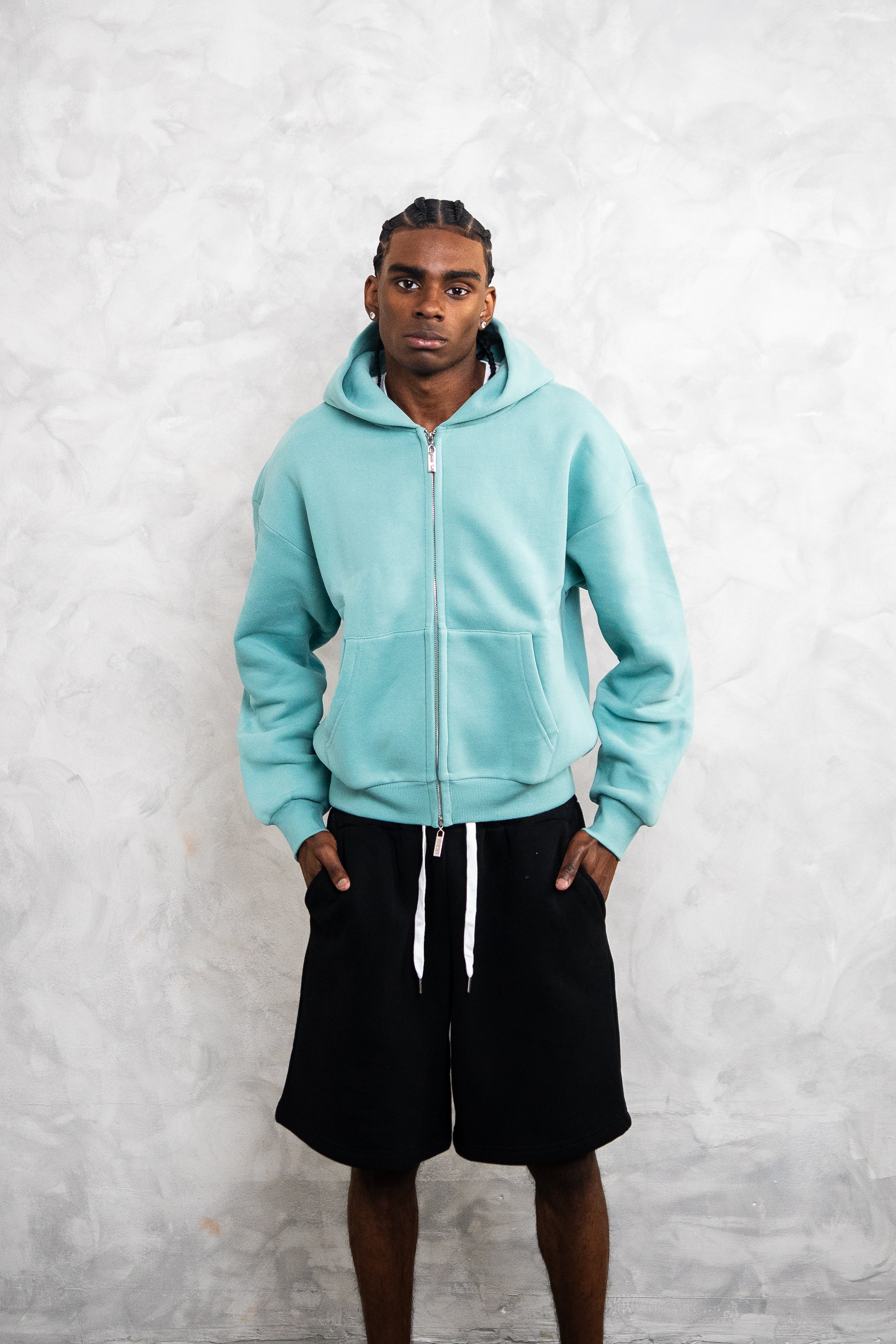 basic zip up hoodie