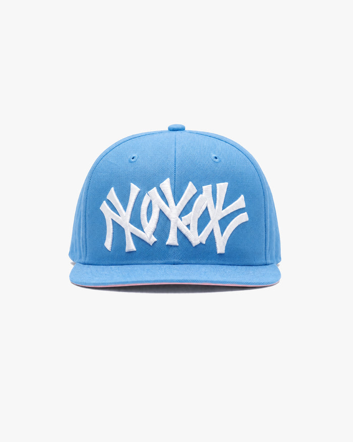 Cotton Candy New York Yankee Fitted Hat