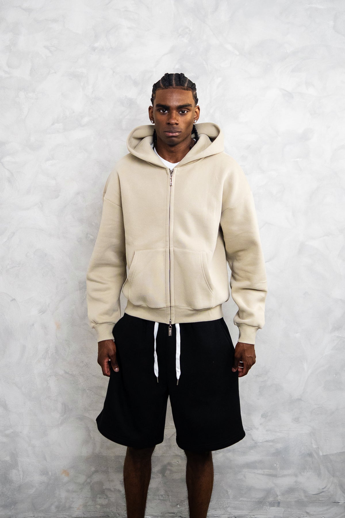 basic zip up hoodie
