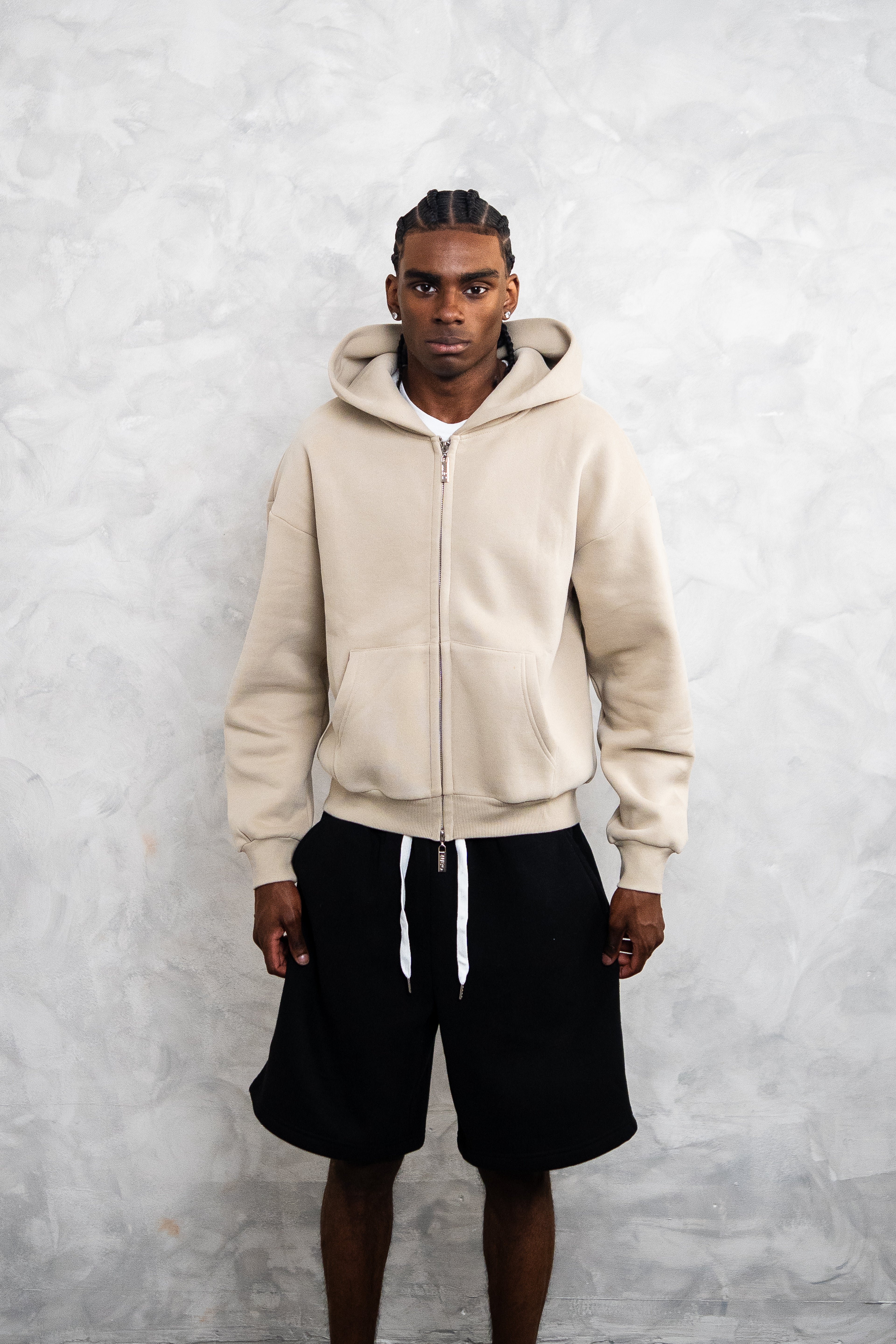 basic zip up hoodie