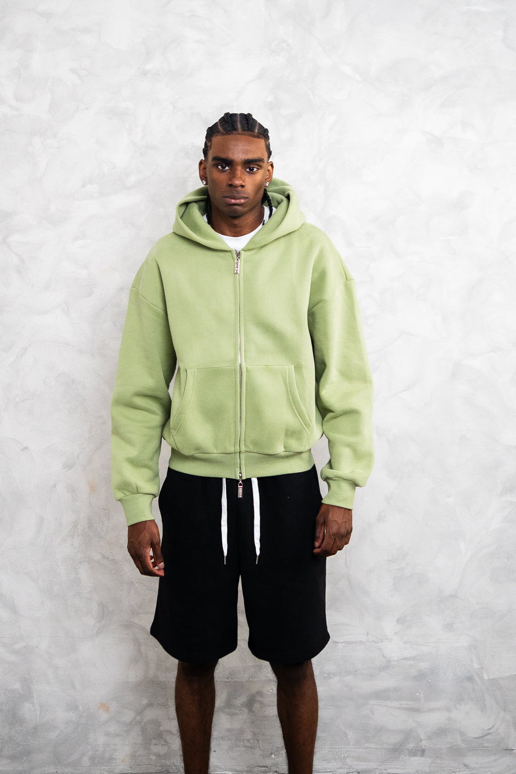 basic zip up hoodie
