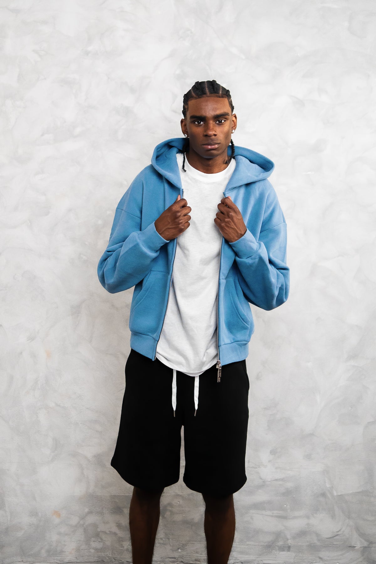 basic zip up hoodie