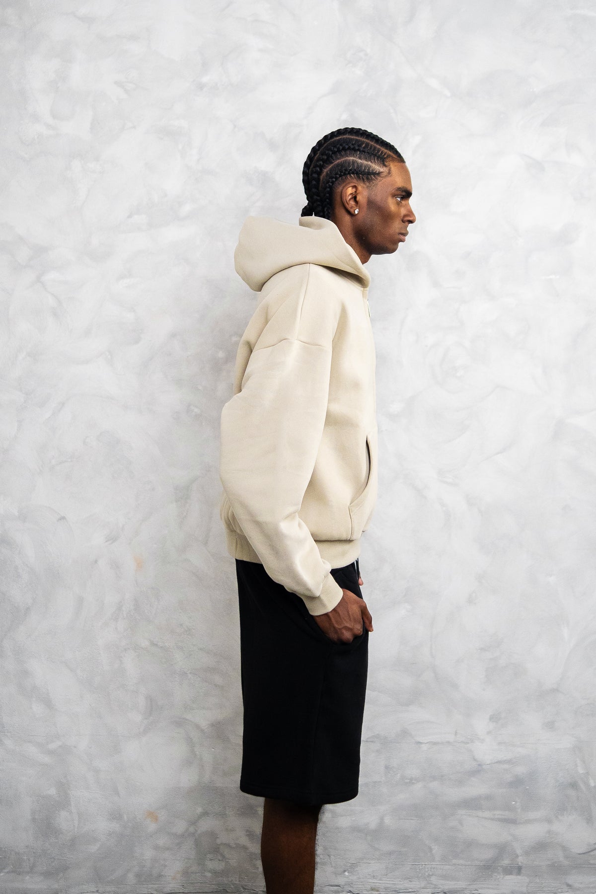 basic zip up hoodie