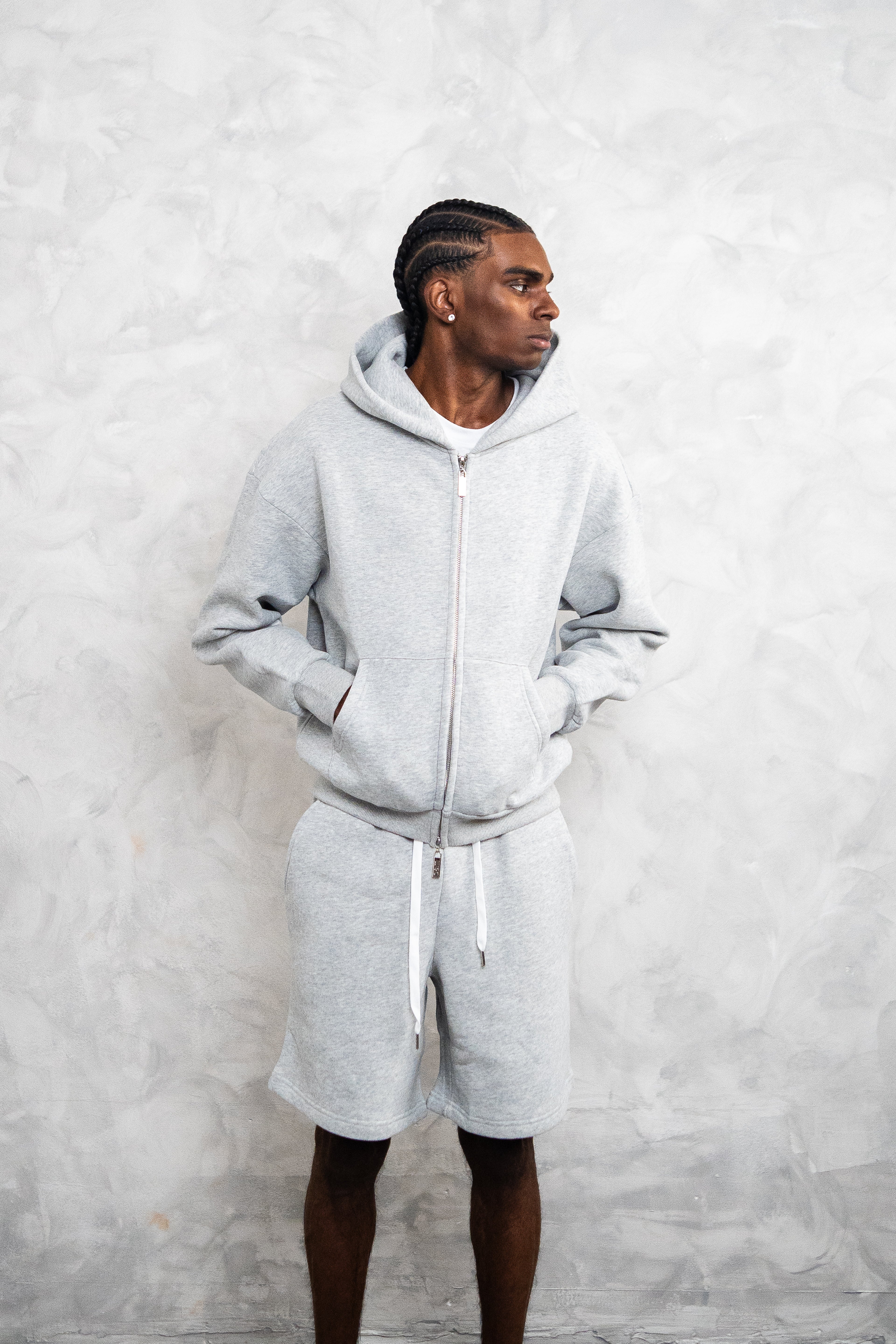 basic zip up hoodie